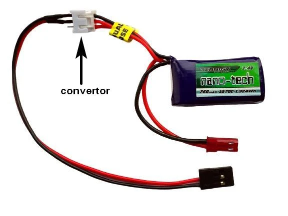 1S LiPo Balance Plug To JR RC Plug Convertor 4 1S LiPo Balance Plug To JR RC Plug Convertor - Image 2