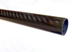 25mm OD 23mm ID 1" Wound Carbon Tube