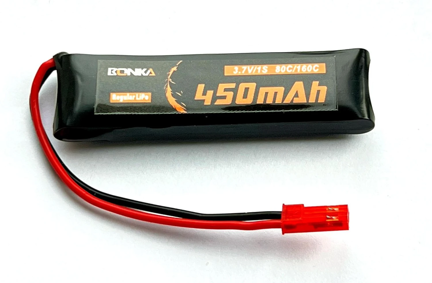 Bonka LiPo 1S 450mAh 3.7V 80C JST 4 Bonka LiPo 1S 450mAh 3.7V 80C JST - Image 2