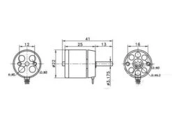 DYS D2225-13 2000 RPM/V 32g Outrunner -Model Toy Store dys d2225 13 2000 rpm v 32g outrunner 40