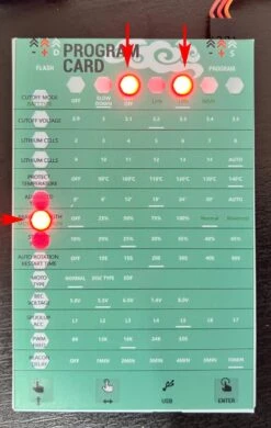 E-Power Plus Program Card -Model Toy Store e power plus program card 40