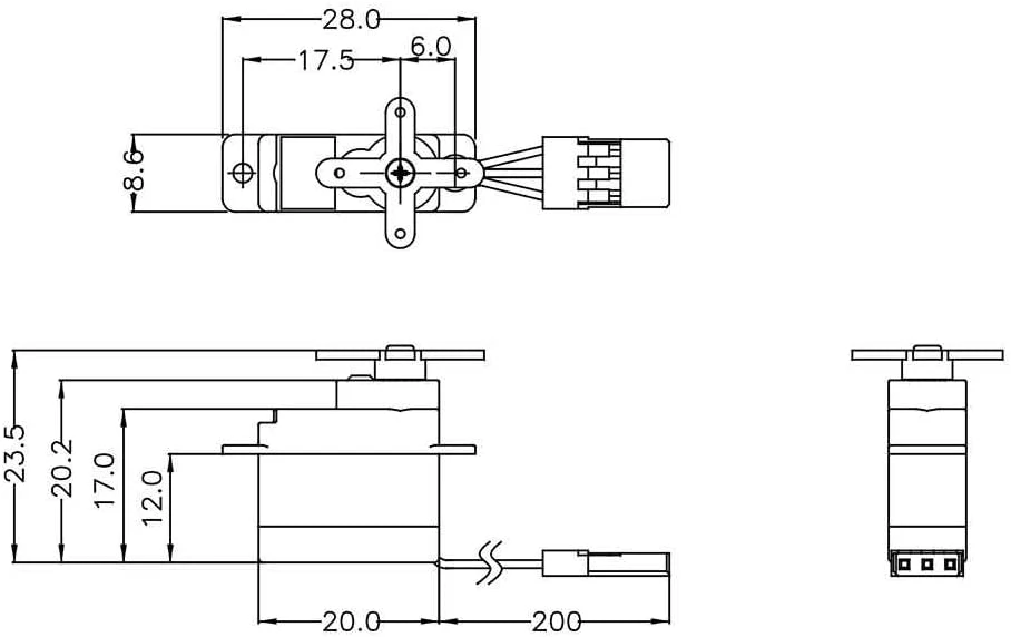 Hitec HS-40 Nano Servo Servo - 0.8Kg.cm 0.10s 5.2g 9mm 9 Hitec HS-40 Nano Servo Servo - 0.8Kg.cm 0.10s 5.2g 9mm - Image 7