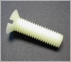 M3x8 Mm Countersunk Slot End Nylon Screws (5)