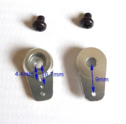 MKS Short Metal Servo Output Arms (2) -Model Toy Store mks short metal servo output arms 2 30