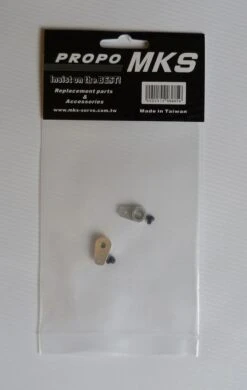 MKS Short Metal Servo Output Arms (2) -Model Toy Store mks short metal servo output arms 2 40