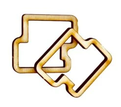 Ply Frame For KST X08N (Pair) New -Model Toy Store ply frame for kst x08n pair new 40