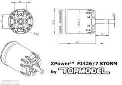 XPower F3426/7 Storm 1250 RPM/V 142g Cased Outrunner -Model Toy Store xpower f3426 7 storm 1250 rpm v 142g cased outrunner 150